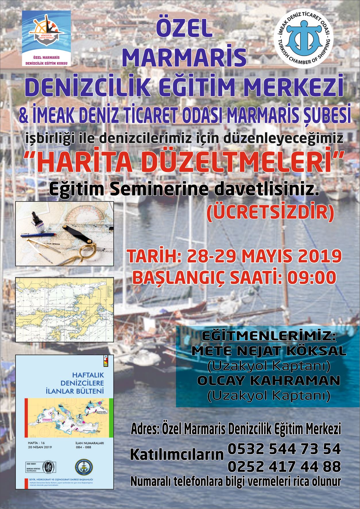 *** HARİTA DÜZELTMELERİ İLE İLGİLİ ÜCRETSİZ SEMİNER EĞİTİMİ ***